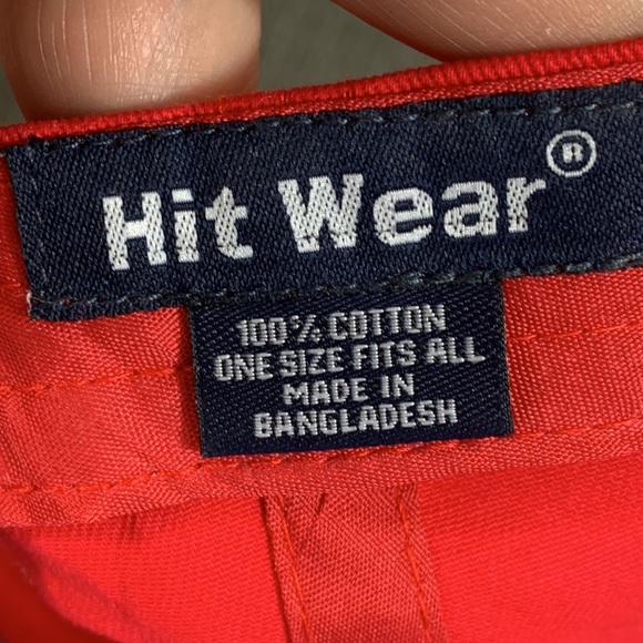 Lansing Baseball Hat Unisex OSFA Red Adjustable Strapback Hit Wear - Picture 12 of 13